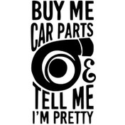 Resim Genel Markalar Buy Me Car Parts Sticker Oto Motor Laptop Duvar Folyo Sticker 25x45 Cm 
