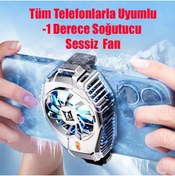 Resim Yüksek Kalite Tüm Telefonlarla Uyumlu Telefon Soğutucu Fan Sessiz 