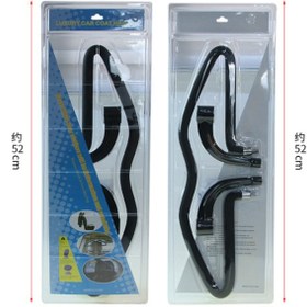 Resim Cartex Oto Koltuk Arkası SİYAH Elbise Askısı Araç Içi Portatif Ceket Askısı 