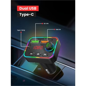 Resim Sprange Bluetooth 5.3 Araç Içi Fm Transmitter | Pd 25W Qc 3.0 | Çift USB | Ekranlı Handsfree 