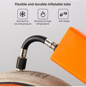 Resim Xindoker Spora Özel Elektrikli Top Hissedarı - Portatif 18psı 2000mah Pil - Turuncu Siyah Seçenekli 