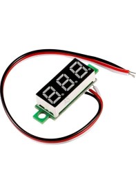 Resim Tunelkom 0-100V Mini Voltmetre Mavi 