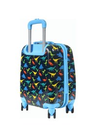 Resim Coral High Kids Lacivert Mavi Dinazor Desenli Çocuk Valizi 16748 