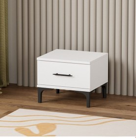 Resim Garaj Home Doğa Komodin - Beyaz Çok Renkli 