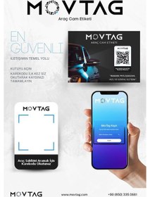 Resim Numaratik Yeni Nesil Dijital Qr Kod Hatalı Park Araç Cam Etiketi 