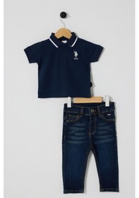 Resim U.s. Polo Assn Erkek Bebek Lacivert Takım Usb2627-c-v2 Lacivert 