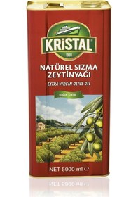 Resim Kristal Naturel Sızma Zeytinyağı Teneke Dg 5 L 