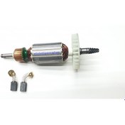 Resim Makita Tipi 9227 Polisaj Endüvi Rotor Kollektör Ve Kömür 