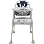 Resim 3 In 1 Mama Sandalyesi Gri 