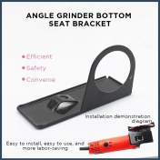 Resim Xiyu Shop 1 Bilgisayar Ayarlanabilir Metal Açı Öğütücü Taban Braketi Koruyucu Kalkan Denge Tutucu Tekerlek Koruma Tabanı Kesme Makinesi Ağaç Işleme Araçları (Yurt Dışından) 