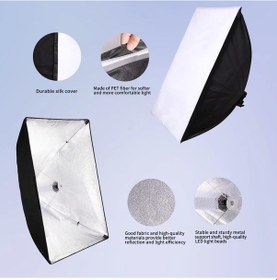 Resim Deyatech 60 x 90 Cm 120W Rgb Softbox 2'li Set Led Video Ve Fotoğraf Çekim Işıgı 