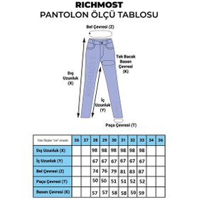 Resim Geniş Paça Yüksek Belli Paçaları Dikişsiz Detaylı Esnek Mom Fit Kadın Kot Pantolon Kahverengi Denim Kahverengi 