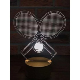 Resim By Lamp 3 Boyutlu Tenis Raketi Lamba | ByLamp 
