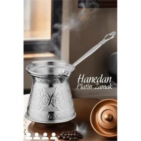 Resim Bx Indüksiyon Tabanlı Platin Cezve Hanedan 4 Kişilik 