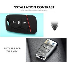 Resim Passat Uyumlu B8.5 Anahtar Kılıf Silikon (510414221) 