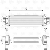 Resim Valeo 818545 Turbo Radyatoru ( Citroen : Nemo 1.3-1.4 Hdi 08- / Fiat : Fiorino 1.3 07 0384l7 (wf893944) 