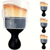 Resim Tekrar kullanılabilir Yumuşak Kıllı Araba Detay Fırçası, Saplı ve Toz Kalkanı Kılıflı, Fiberglas Saplı, Araçlar İçin İç Temizlik Aracı, Çizilmez, Elektriksiz, Ev ve Ofis Kullanımı İçin İdeal - 1 Paket 