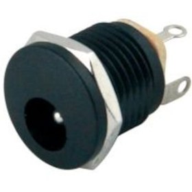 Resim Dc Şase 2.5Mm 5.5X2.5Mm Erkek Şase Jak Fiş Somunlu 100 Adet 