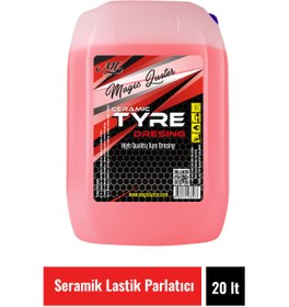 Resim MAGIC LUSTER Lastik Jel Parlatıcı Tyre Dressing Ceramic Konsantre (1*3 ) ( Seramik Içerikli Lastik Parlatıcı ) 