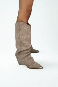 Resim inizio Bej Kreck Derl Western Çizme GD301 