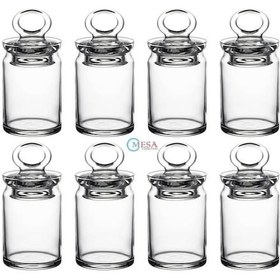 Resim Paşabahçe 95104 Kitchen Mini Baharatlık Kavanoz 240Cc - 8 Adet 