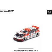 Resim HOT WHEELS Pop Race 1/64 Pandem Civic EG6 V1.5 Idemitsu Motion Infinite (ToyyzHome) 