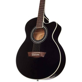 Resim Washburn EA12B Mini Jumbo Elektro Akustik Gitar 