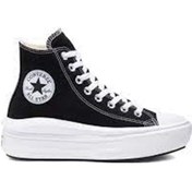 Resim Converse Ctas Move Hi Kadın Günlük Ayakkabı 568497C Siyah-Siyah-36 