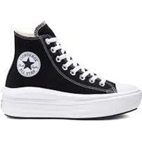 Resim Converse Ctas Move Hi Kadın Günlük Ayakkabı 568497C Siyah-Siyah-36 
