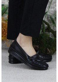 Resim Fort Safir 1292 Siyah Ortopedik Anne Ayakkabısı Klasik Ayakkabı Kadın Günlük Ayakkabı Siyah 