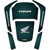 Resim Deeb Forza 250 2021-2023 Tank Pad Carbon Edition 