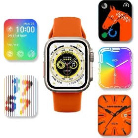 Resim WS28 49MM Siri Tansiyon Ateş Nabız Ölçer Akıllı Saat 