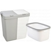 Resim Motek 80 Litre Kirli Çamaşır Sepeti Çamaşır Selesi 2'Li Set Beyaz 
