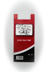 Resim ÇEÇEN HOME Çivili Raf Pimi (25 Adet) 