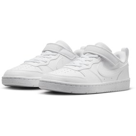 Resim Nike Court Borough Low Recraft (Ps) Çocuk Beyaz Sneaker Ayakkabı DV5457-106 