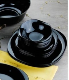 Resim Luminarc Carine Noir Siyah Çorba Kasesi 6 Lı 14 Cm Kase 