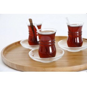 Resim Bambum Cappuccino Daire Tepsi 