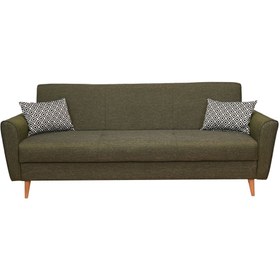 Resim EVDEKİMODA KLAS ÜÇLÜ YEŞİL KOLTUK 