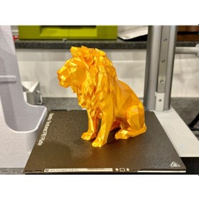 Resim 14cm Gold Renk Aslan Heykeli Hediyelik Ev Ofis Dekorasyon Ürünü 