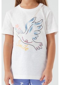 Resim Roly Poly 3075 Bird Smile Kız Çocuk Tayt Takım KREM 