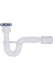 Resim Egelüx Yuvarlak Tezgah Altı 430 Kalite Düz Küçük Kafa Sifon 