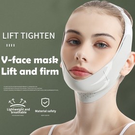 Resim LIGHT SECRETE V-Yüz Kaldırma Maskesi ve Sıkıştırma Kemeri - Serin & Rahat, Şekillendirme, Sıkılaştırma & Nasolabial Katları Azaltma için Yükseltilmiş Tasarım 