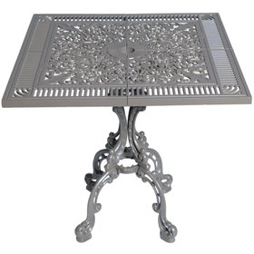 Resim Alüminyum Döküm Bahçe Masası | CG-604 | 75x75 cm Kare Döküm Bahçe Masası 