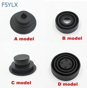 Resim B Modeli-1 Adet Hıd Led Araba Farı Tozluk Kauçuk Su Geçirmez Sızdırmazlık Far Kapağı Araba Şekillendirici Aksesuarları 