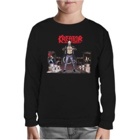 Resim Kreator - Terrible Certainty Siyah Çocuk Sweatshirt Siyah 