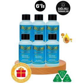 Resim Elite Lady B5 Vitaminli Aseton Pompalı 6 x 200 ML 