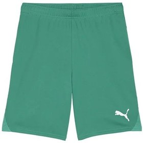 Resim Puma Teamgoal Shorts Erkek Futbol Antrenman Şortu 70575205 Yeşil Yeşil 