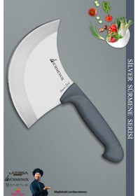 Resim Sürmene Silver Serisi Gri Sap Mutfak Bıçak Hilal Börek Bıçağı Pizza Pide Bıçağı Srm-02 Gri 