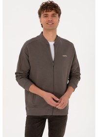 Resim U.s. Polo Assn. Erkek Vizon Hırka Örme 50315612-vr052 Vizon 