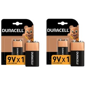 Resim Duracell 6LR61/MN1604 Alkalin 9V Pil 2'li 
